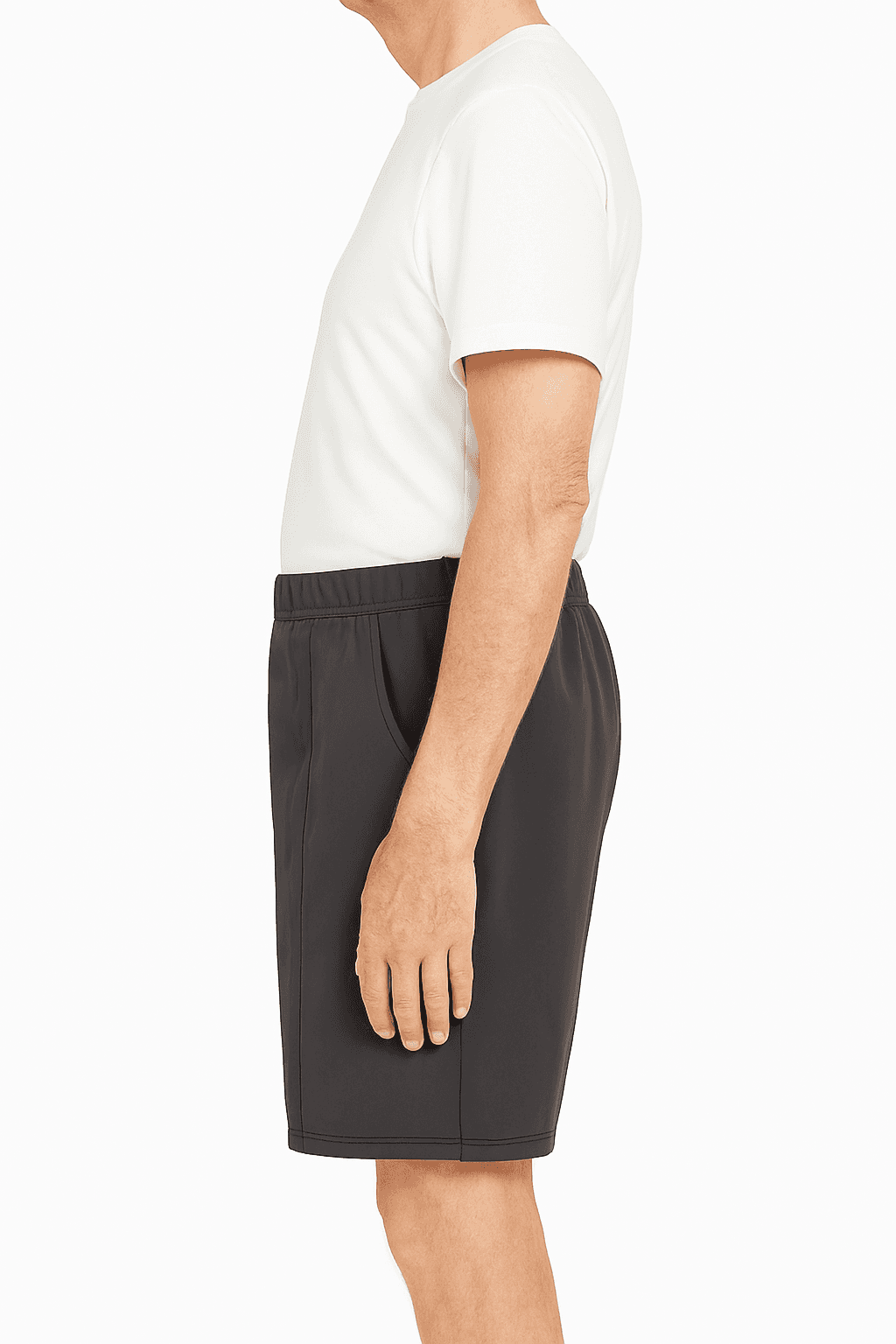 Daily Don shorts — side view